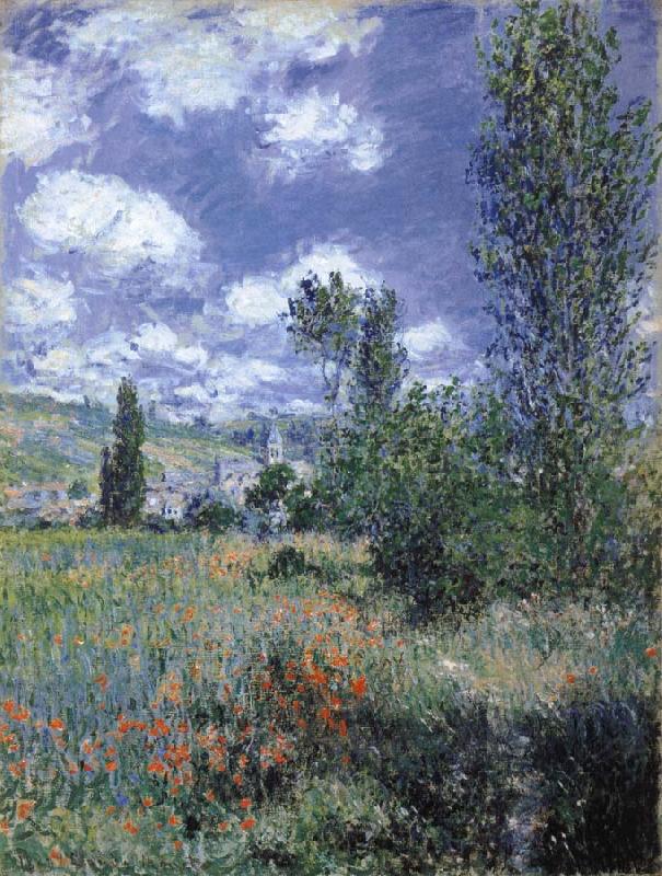 Claude Monet Lane in the Poppy Field Norge oil painting art